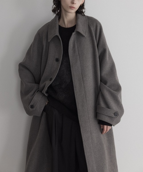 remer ステンカラーコート LARGE ダークブラウン メンズ : ZOZOTOWN