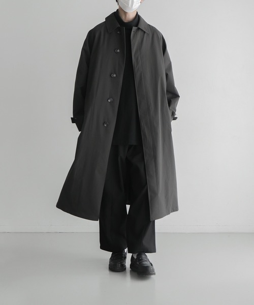 remer ステンカラーコート MEDIUM チャコールグレー メンズ : ZOZOTOWN