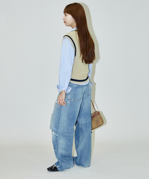 U.S. POLO ASSN. ベスト ジレ × PUBLUX/ユーエスポロアッスン