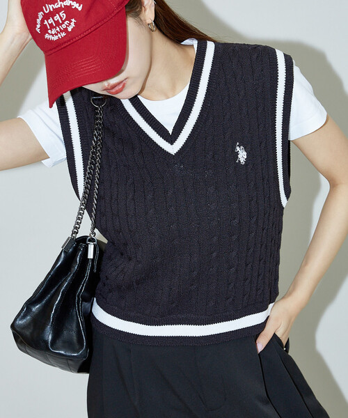 PUBLUX（パブリュクス） ベスト ジレ U.S. POLO ASSN. × PUBLUX