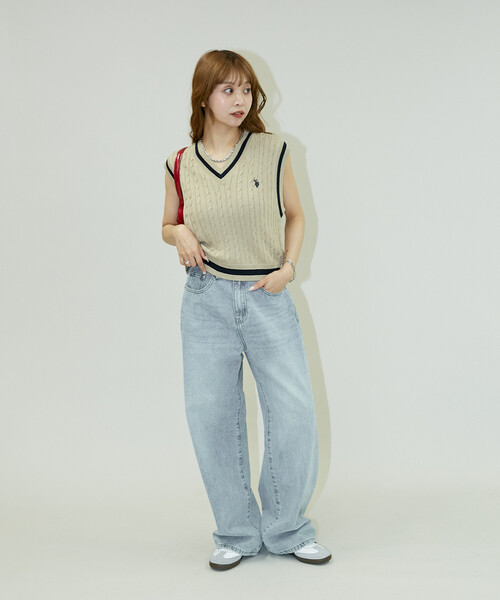 U.S. POLO ASSN.（ユーエスポロアッスン） ベスト ジレ × PUBLUX