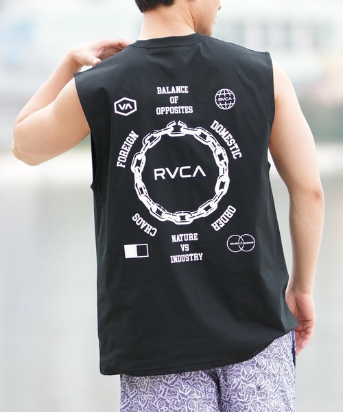 RVCA ブラック 水着・ラッシュガード セット RVCA ラッシュガード RVCA/ルーカ 水陸両用/ユーティリティー