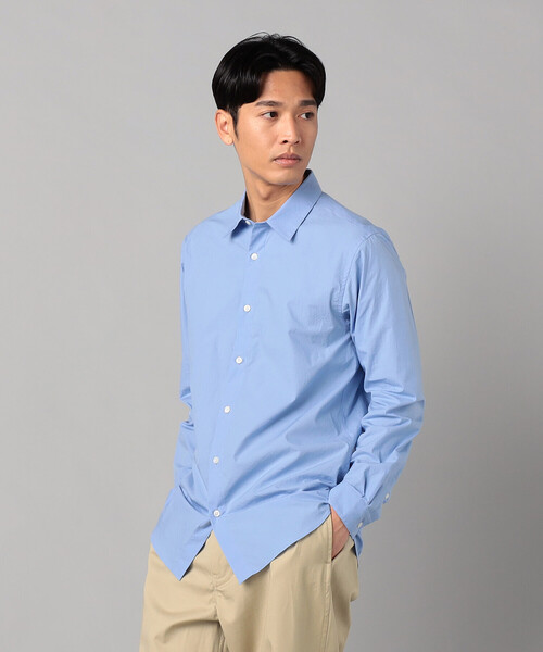 COMME CA MEN（コムサメン） シャツ オーガニックコットン ワッシャー 