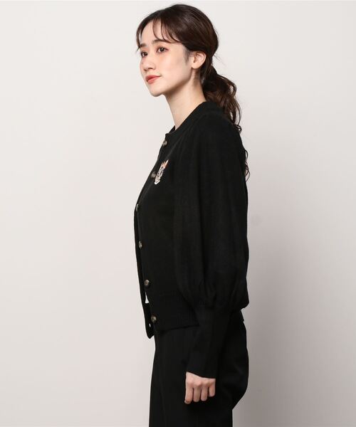 「mmts」 ニットカーディガン ONE SIZE ブラック レディース_画像2