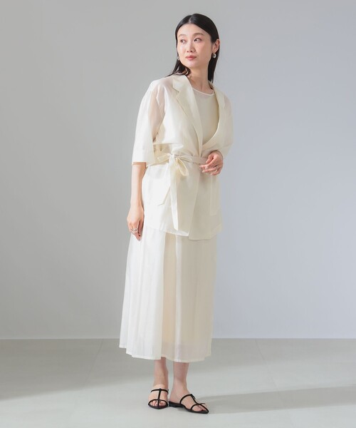 Demi-Luxe BEAMS ジャケット テーラードジャケット シアー