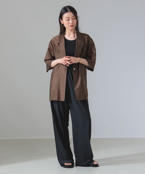 Demi-Luxe BEAMS ジャケット テーラードジャケット シアー
