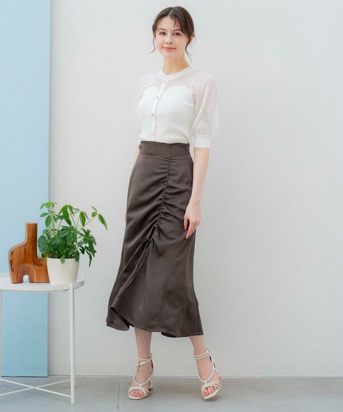 Noela スカート サテンドロストスカート : ZOZOTOWN Yahoo!店