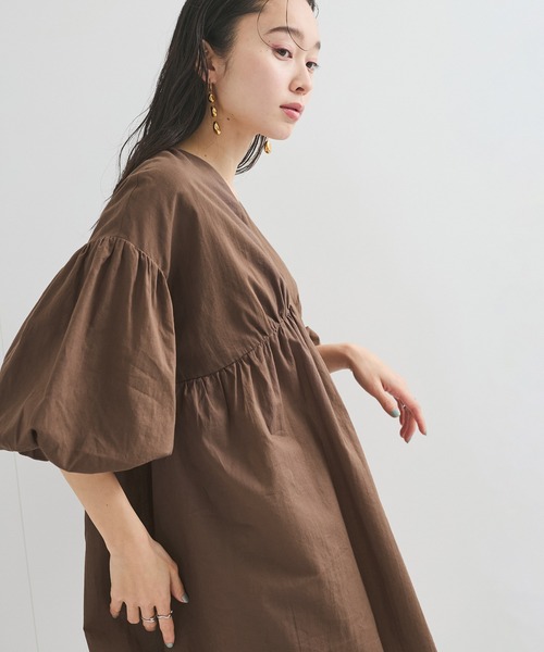 LE CERCLE par rope' ブラウス シャツ ギャザーボリュームブラウス