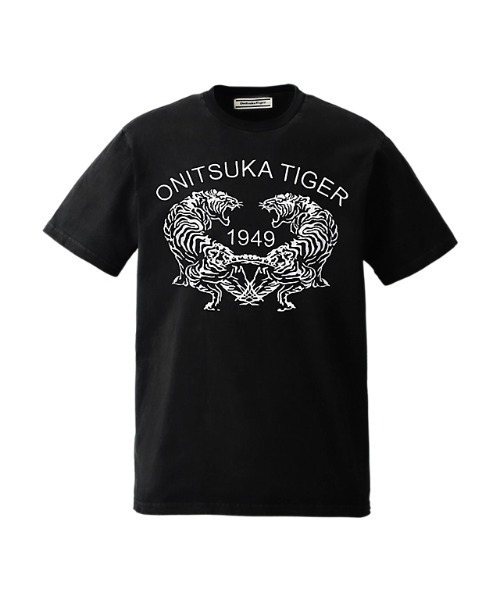 【未使用】オニツカタイガー Tシャツ 日本製 Onitsuka Tiger（オニツカタイガー） tシャツ GRAPHIC TEE