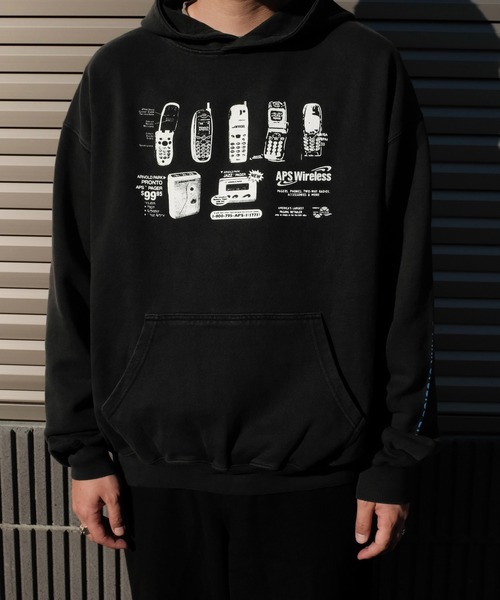 2AM パーカー ARNOLD PARK STUDIOS / APS WIRELESS LOGO HOODIE メンズ
