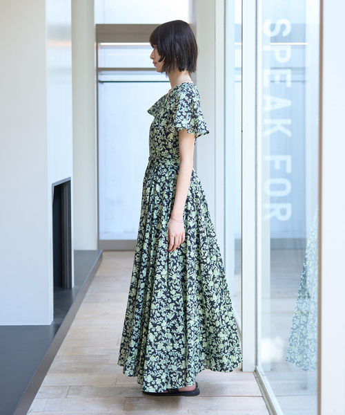 新品　MARIHA マリハ マドモアゼルのドレス　ワンピース　ブラック　花柄 MARIHA ワンピース 「MARIHA／マリハ」別注マドモアゼルのドレス
