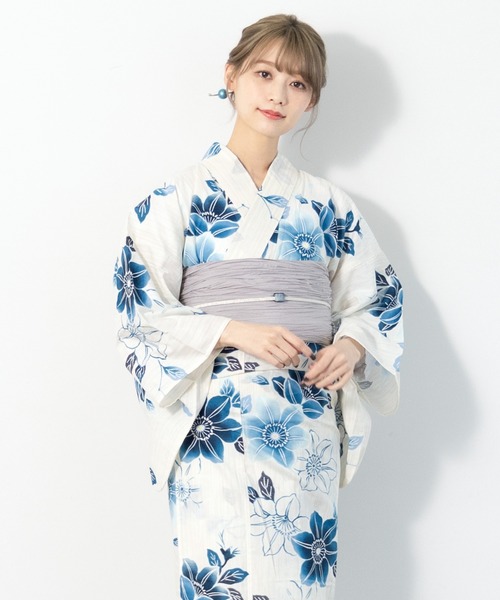 初心者OK♪ セパレート大人浴衣 3部式＆おはしょりベルト付き 帯セット涼しい 楽天市場】3 部 式 着物（浴衣セット｜和服）：レディース