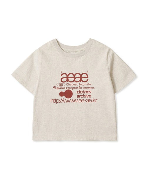 aeaeTシャツ PLAY COMME des GARCONS キッズロゴTシャツ [AX(AZ)-T567-100