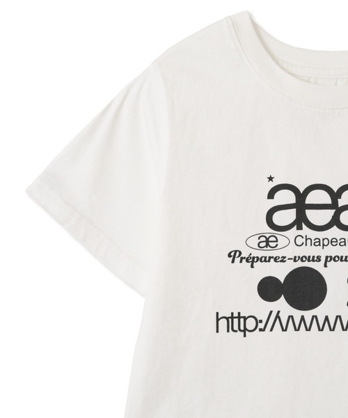 aeae Tシャツ aeae tシャツ DOT SMALL LETTER TEE レディース メンズ