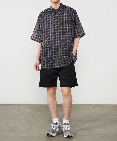 迷迭香 Bshop 〈別注〉ナイロン メッシュシャツ 2 迷迭香 |〈別注〉ナイロン メッシュシャツ MEN