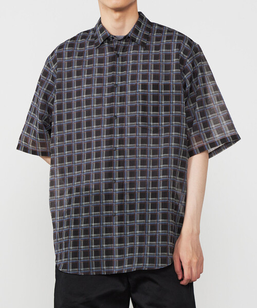 【迷迭香 / マンネンロウ】417別注フィッシングシャツ メッシュ bshop 迷迭香 - MESH SHIRT