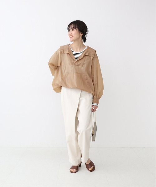 Spick＆Span 「Spick & Span」 長袖ブラウス FREE ベージュ