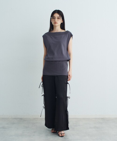 CODE A tシャツ off−shoulder sleeveless tops レディース : ZOZOTOWN