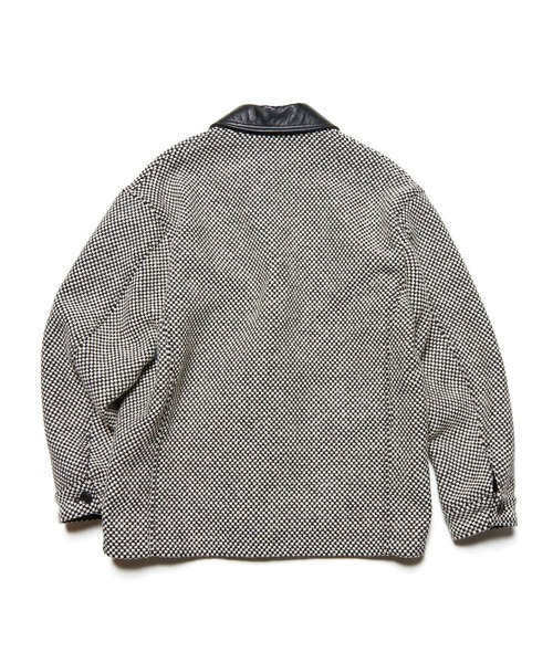 SOPHNET.（ソフネット） カバーオール LEATHER COLLAR COVERALL