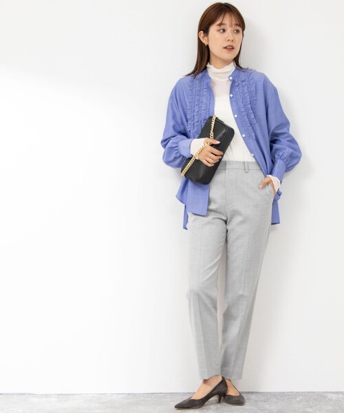 「NOLLEY'S」 長袖ブラウス 38 ホワイト レディース NOLLEY'S 「NOLLEY'S」 長袖ブラウス 38 キナリ レディース