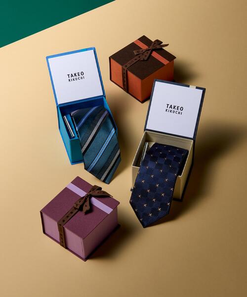 TAKEO KIKUCHI（タケオキクチ） ネクタイ 「BOXセット」ベーシック