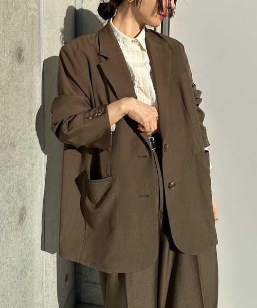 「select MOCA by son」 テーラードジャケット SMALL ブラック レディース