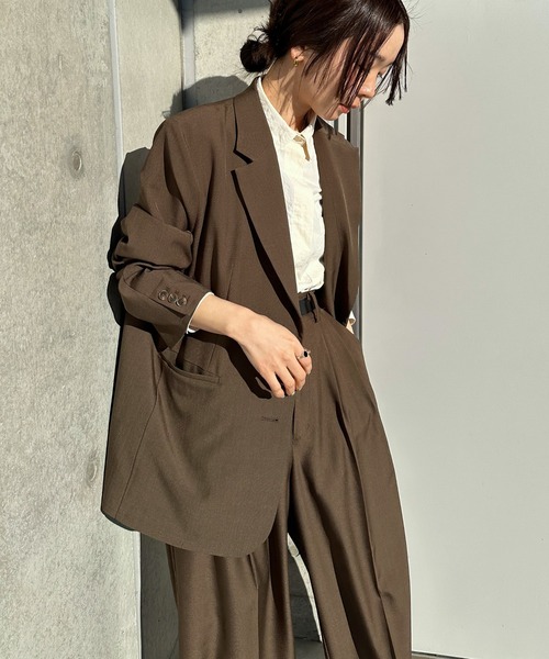 「select MOCA by son」 テーラードジャケット SMALL ブラック レディース