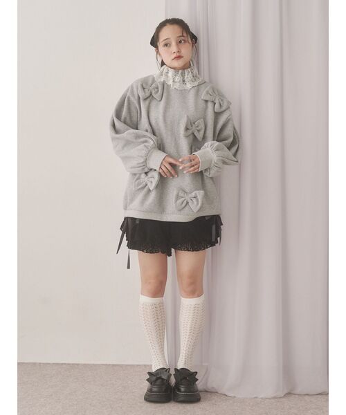 merry jenny（メリージェニー） トレーナー スウェット ぽんぽんリボン