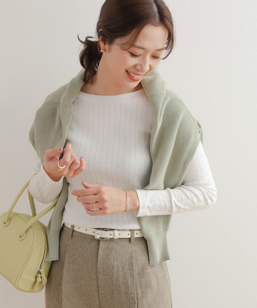 「URBAN RESEARCH DOORS」 長(zhǎng)袖カットソー MEDIUM ホワイト レディース