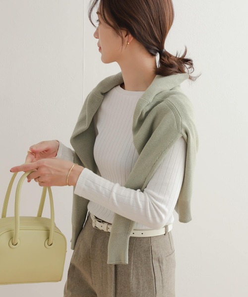「URBAN RESEARCH DOORS」 長(zhǎng)袖カットソー MEDIUM ホワイト レディース