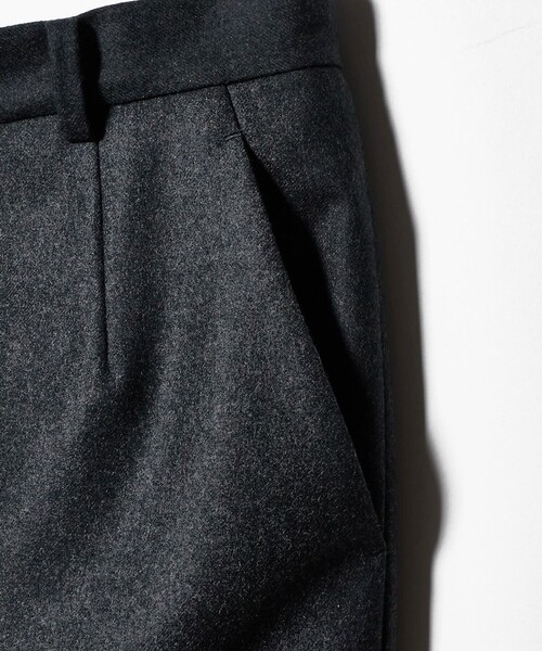 6 スカート 「6(ROKU)」フラノ グレー タイトスカート : ZOZOTOWN