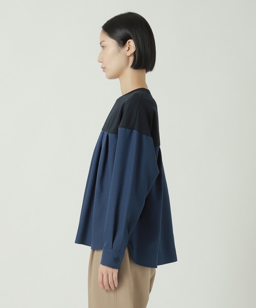 ZUCCa（ズッカ） ブラウス シャツ シャツドッキングジャージィー 