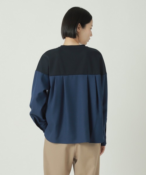 ZUCCa（ズッカ） ブラウス シャツ シャツドッキングジャージィー 