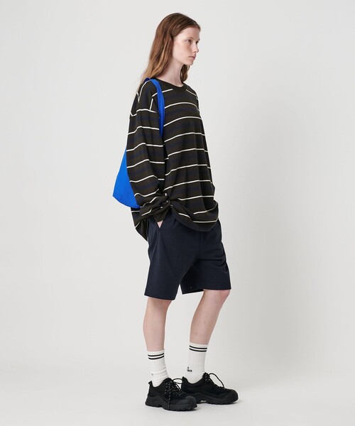 NICE WEATHER tシャツ 「NICE WEATHER」ボーダー ロングスリーブ