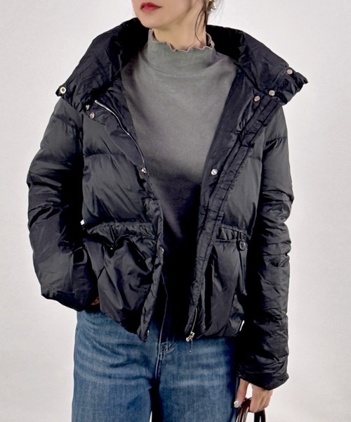 CLOTHY ダウンコート ダウンジャケット 「リアルダウン90％」無地