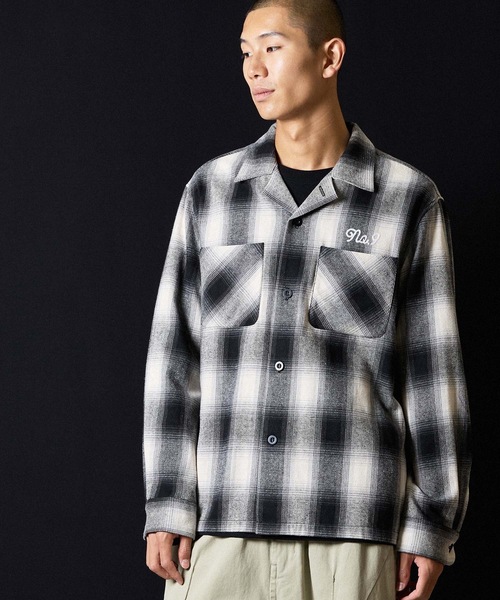 NUMBER (N)INE（ナンバーナイン） シャツ BRUSHED COTTON OMBRE PLAID
