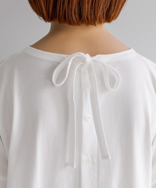 「PUAL CE CIN」 「Du noir」半袖カットソー FREE ブラック レディース_画像5