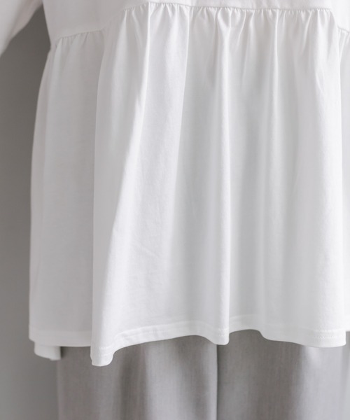 「PUAL CE CIN」 「Du noir」半袖カットソー FREE ブラック レディース_画像8