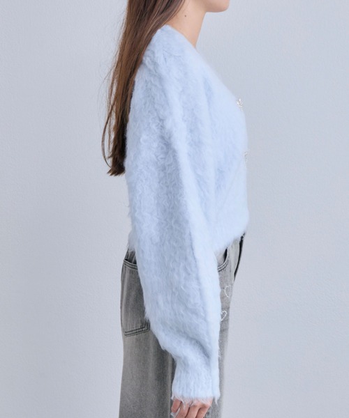 OLIVE des OLIVE（オリーブデオリーブ） カーディガン snow short