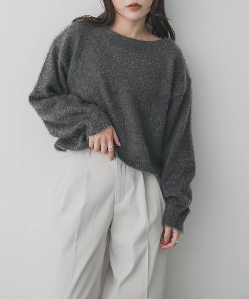 SENSE OF PLACE by URBAN RESEARCH ニット セーター クロップド