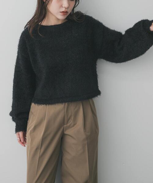 SENSE OF PLACE by URBAN RESEARCH ニット セーター クロップド