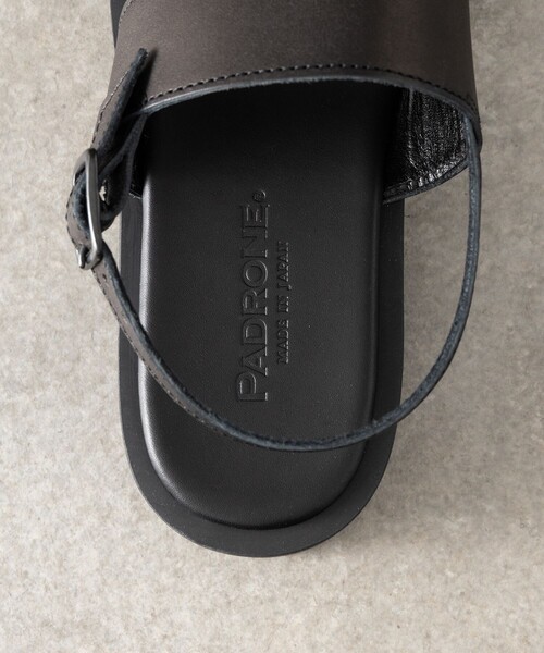 「PADRONE」 サンダル 42 ブラック メンズ_画像6