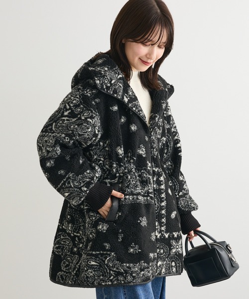 Green Parks（グリーンパークス） コート アウター ESCAR ペイズリー