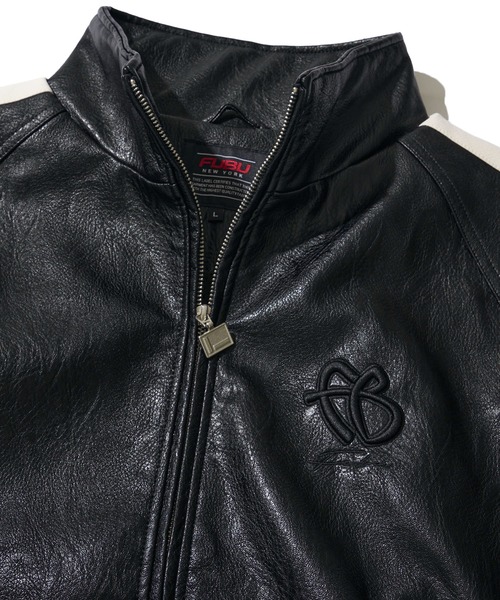 FUBU（フブ） ブルゾン アウター 「FUBU / フブ」Faux Leather Track