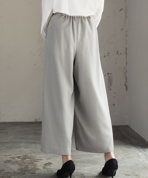 Flolia（フロリア） セットアップ ノーカラー ツイードジャケット 巻き