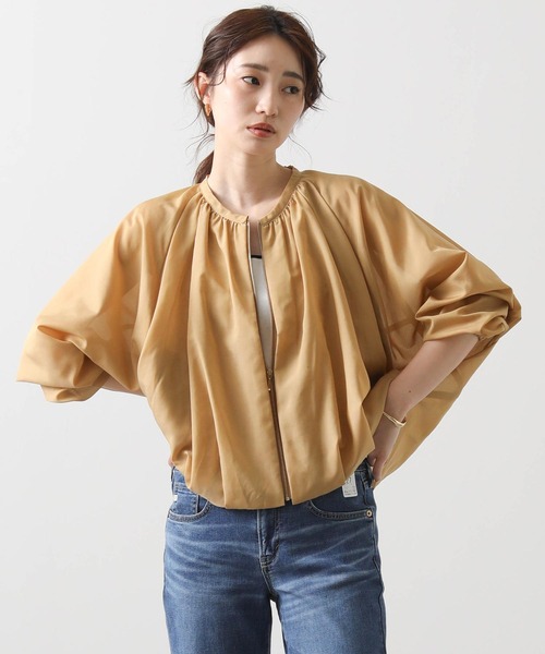 「Gready Brilliant」 ブルゾン 38 ダークネイビー レディース_画像9