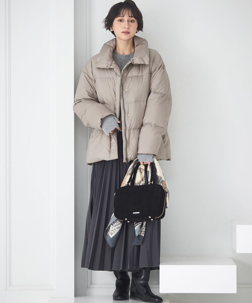 23区（ニジュウサンク） ダウンコート ダウンジャケット シレータフタ