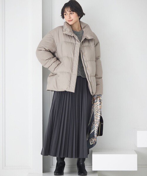 23区（ニジュウサンク） ダウンコート ダウンジャケット シレータフタ