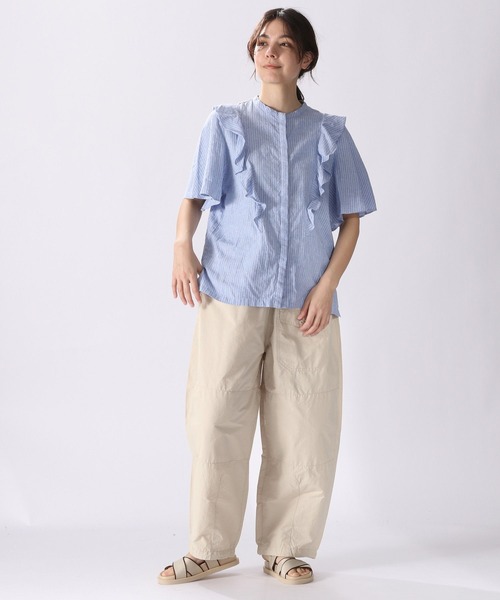 niko and…（ニコアンド） イージーパンツ FREE ブルー レディース