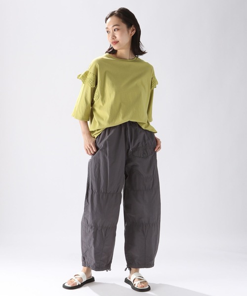 niko and…（ニコアンド） イージーパンツ FREE ブルー レディース